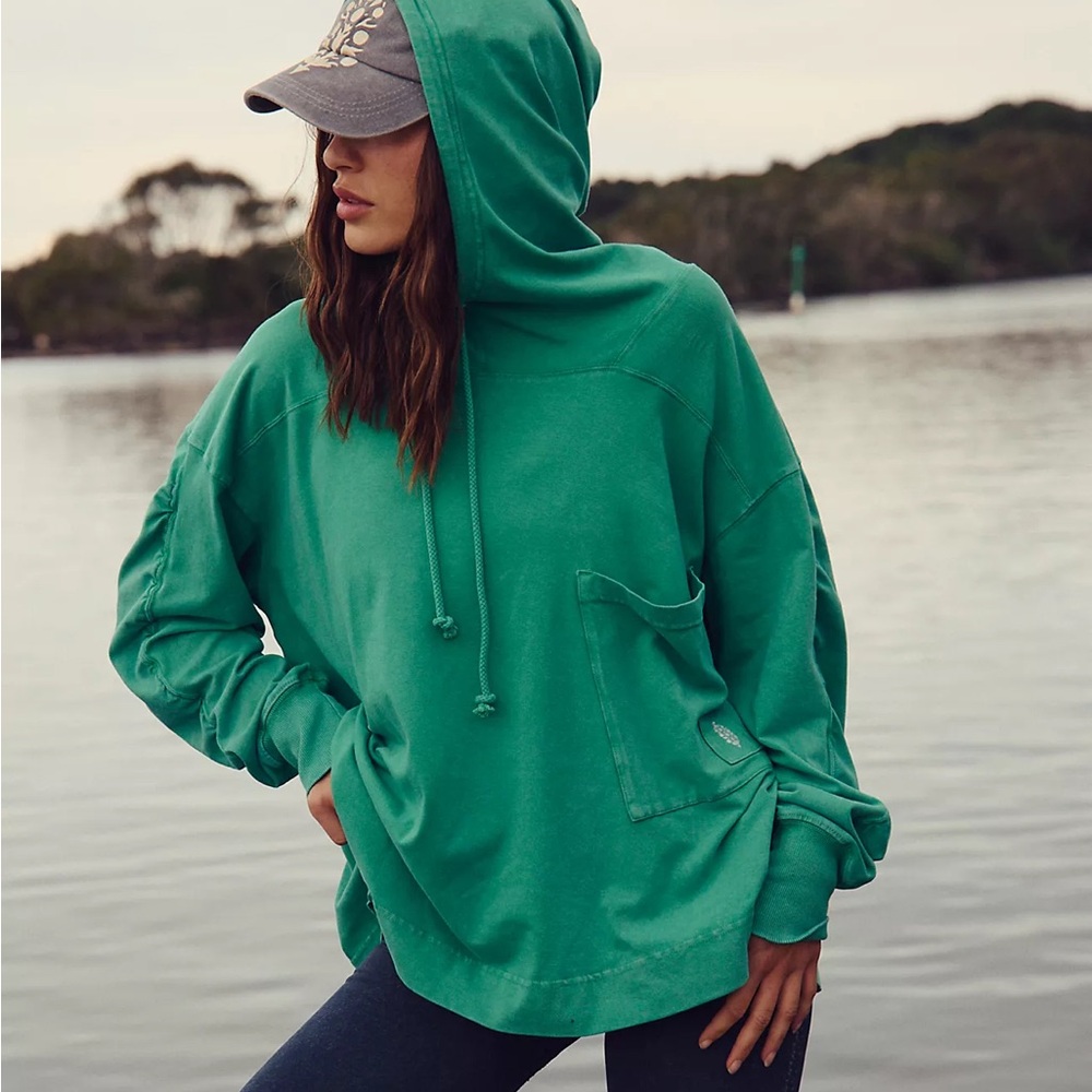 Free People Hot Shot Hooded Layer